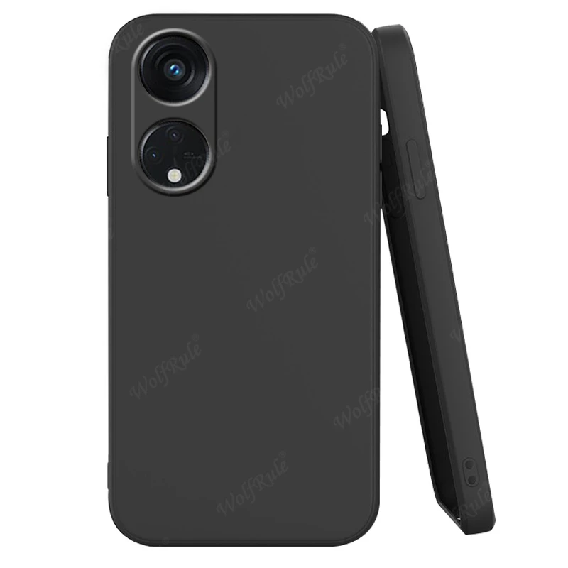 HGJTFANY Cover per Oppo A78 4G (6.43), 2 Pezzi Ultra-Sottile Anti Graffio Silicone Case Morbida TPU Bumper Antiurto Custodia per Oppo A78 4G - Trasparente + Trasparente