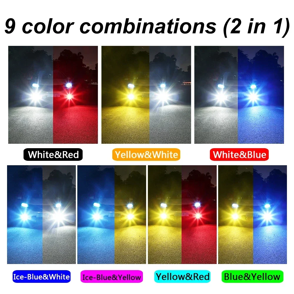LED Bulb LED Fog Light LED Light 2x H11 H8 9006 HB4 HB3 H16 H10 PSX24W PSX26W P13W Car Fog Light Bulb Day Driving Running Light White Yellow Green