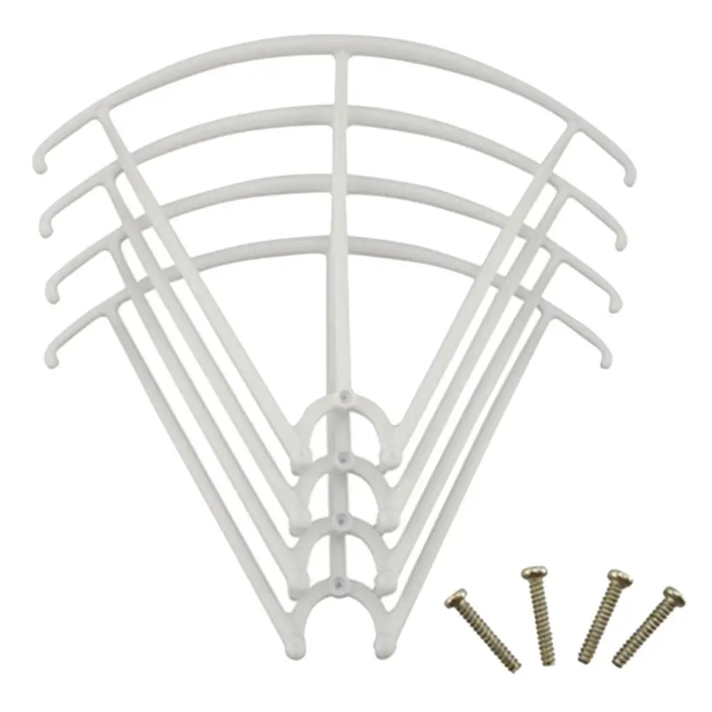 Accessoire de protection en plastique durable pour drone Syma X5, avec vis fournies.
