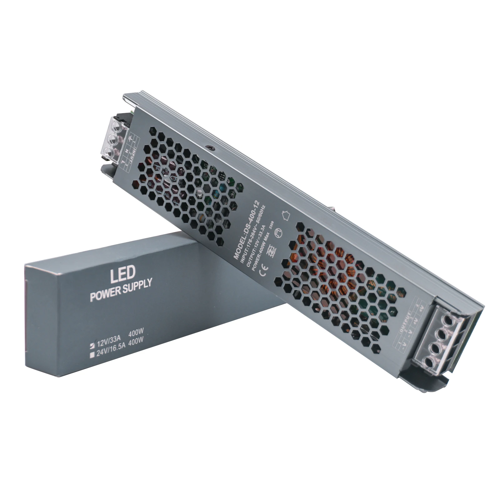 LED 드라이버 전원 공급 장치, 조명 변압기, 전원 어댑터, AC 180-260V, DC 12V, 24V, 60W, 100W, 200W, 300W, 400W