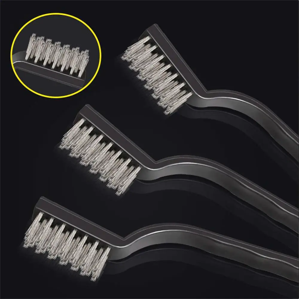 1-6PCS Stainless Steel Rust Brush Brass Cleaning Polishing Detail Metal Brush Wire Mini Cleaning Tool Cleaning Brushes Household 5