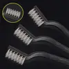 1-6PCS Stainless Steel Rust Brush Brass Cleaning Polishing Detail Metal Brush Wire Mini Cleaning Tool Cleaning Brushes Household 5