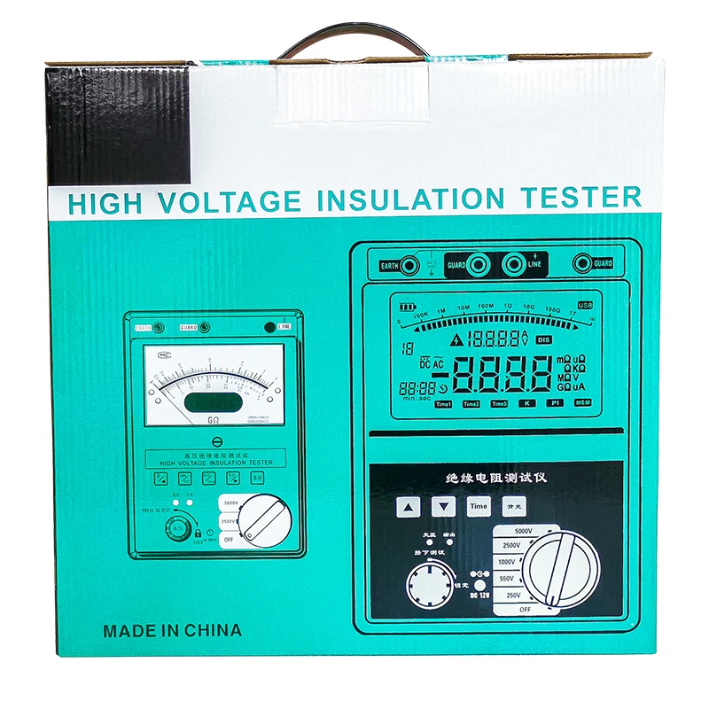 YYHC-2676 Handheld pointer type insulation resistance tester Agt3 digital electronic gold tester 2 years CN