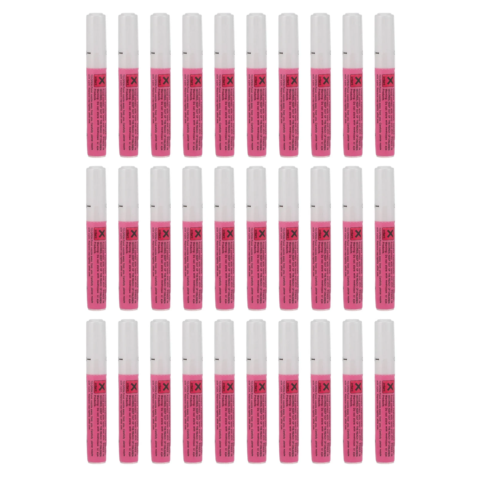 

4 Sets/40PCS Glue for Nails Practical Special Professional Manicure DIY Sticky