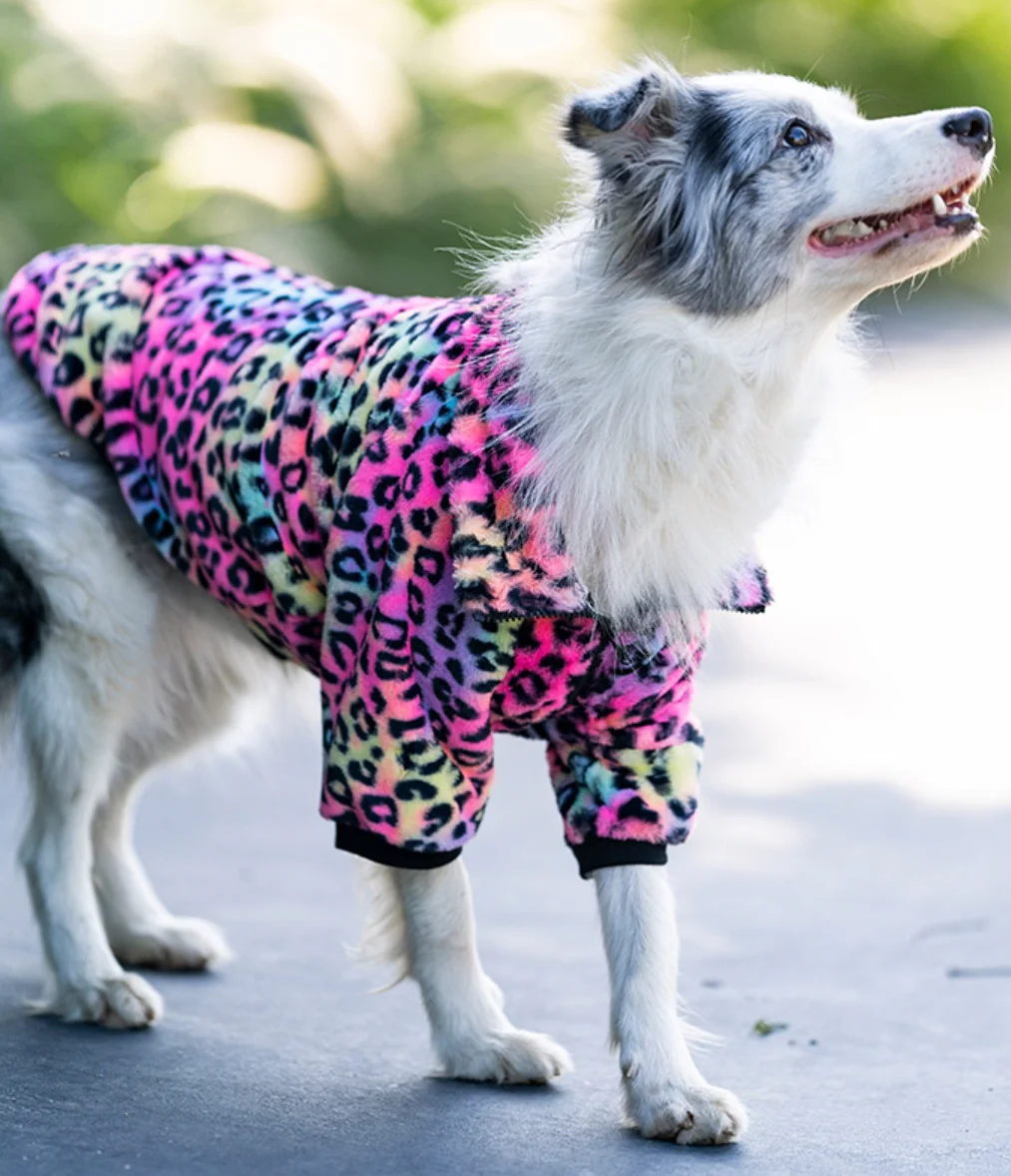 Warm Coat for Large Dog Cat and Dog Zip Coat Autumn and Winter
