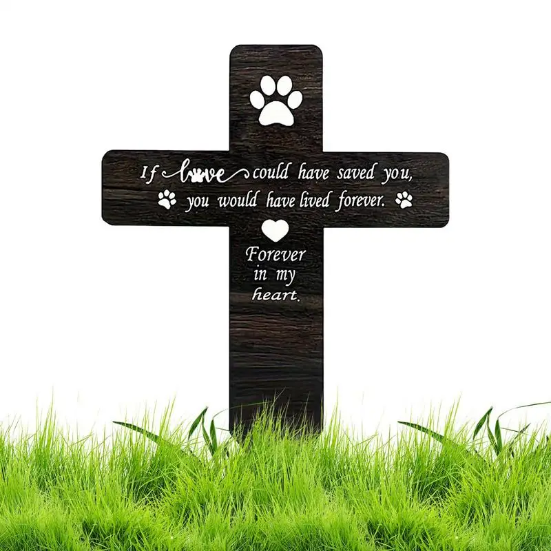 Dog Grave Marker Dog Cemetery Garden Stake Memorial Yard Decorations Pet Loss Outdoor Plaques Claw Sympathy Garden Grave