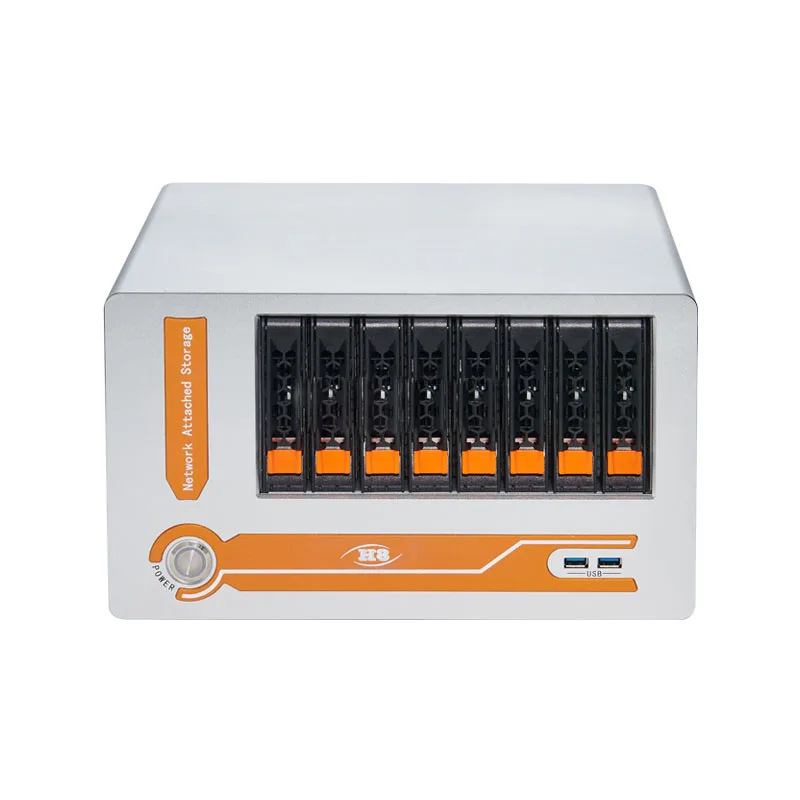 Nas Series 8-Bay Mini Server Hot Plug Chassis Network Data Storage Apparecchiature Di Controllo Industriale