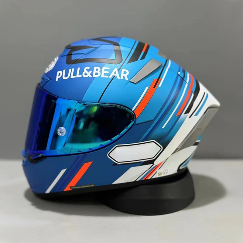

Motorcycle Helme Full Face X14 Blue Gold Ant X-Sprit 3 Red Motocross Racing Motobike Riding Helmet Casco De Motocicleta