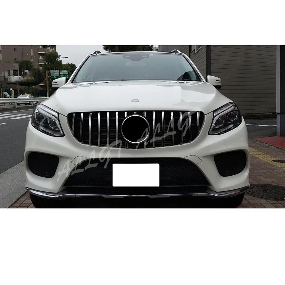 SABIB Auto Front Kühlergrille für Mercedes Benz Classe GLE W166 2016 2017  2018 2019 2020 2021,Sport Kühlergrill Front Motorhaube Kühlergrill Auto