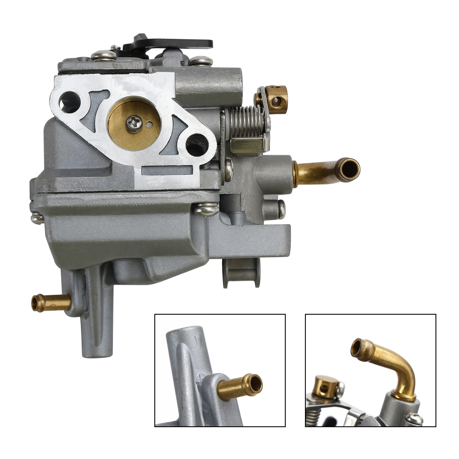 F2.5a 카뷰레터 실버 69m-14301-00 카뷰레터 4행정 카뷰레터 교체용 2.5마력 아웃보드 엔진용 해양용