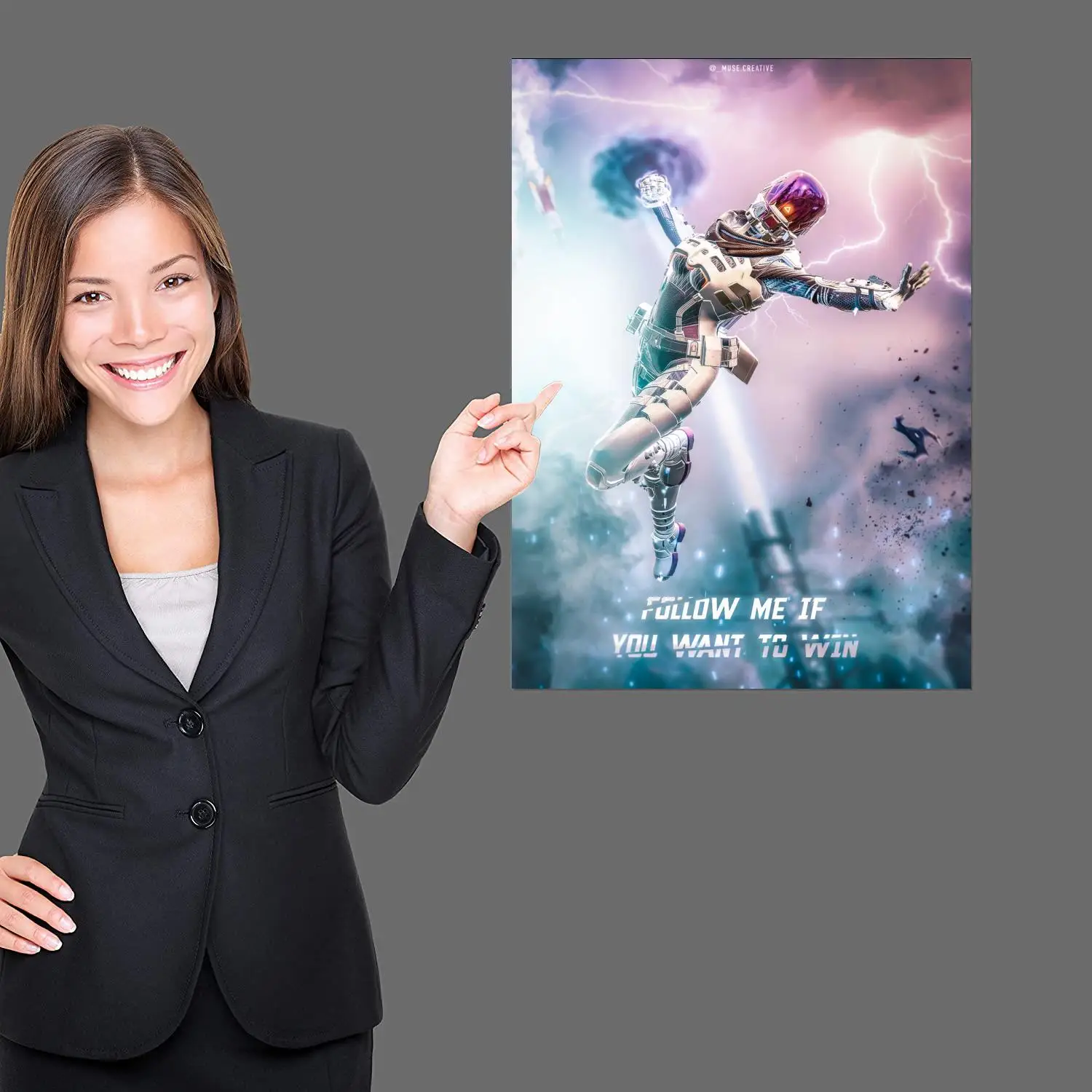 Clássico apex legends poster arte impressão de vídeo game personagem  retrato pintura em tela cabeceira fundo decoração do quarto casa -  AliExpress