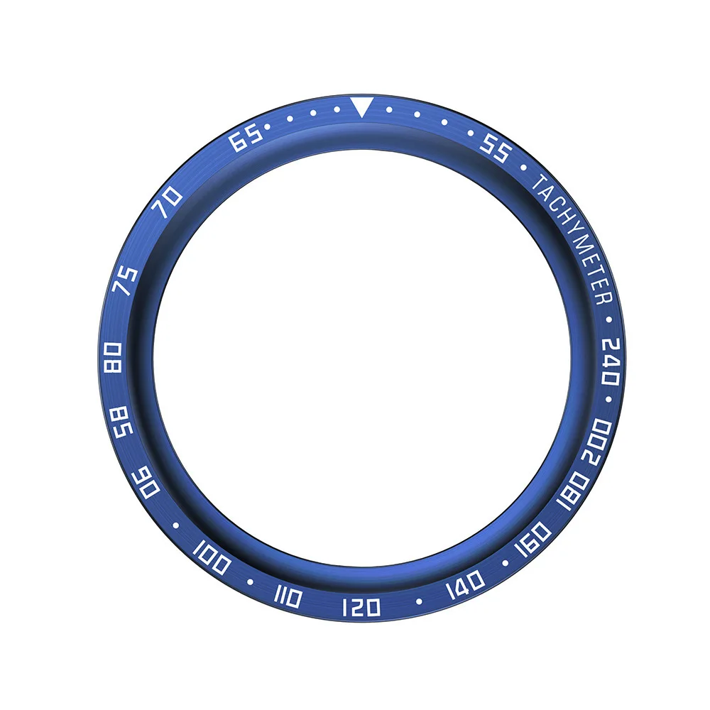 Sleek Rotating Metal Bezel Ring with Time Scale Protective Cover