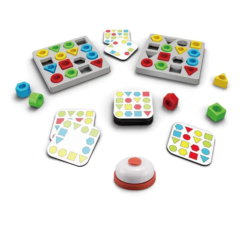 Educational Recognize Shape Matching Game Color Sensory Toy For 3+ Kids