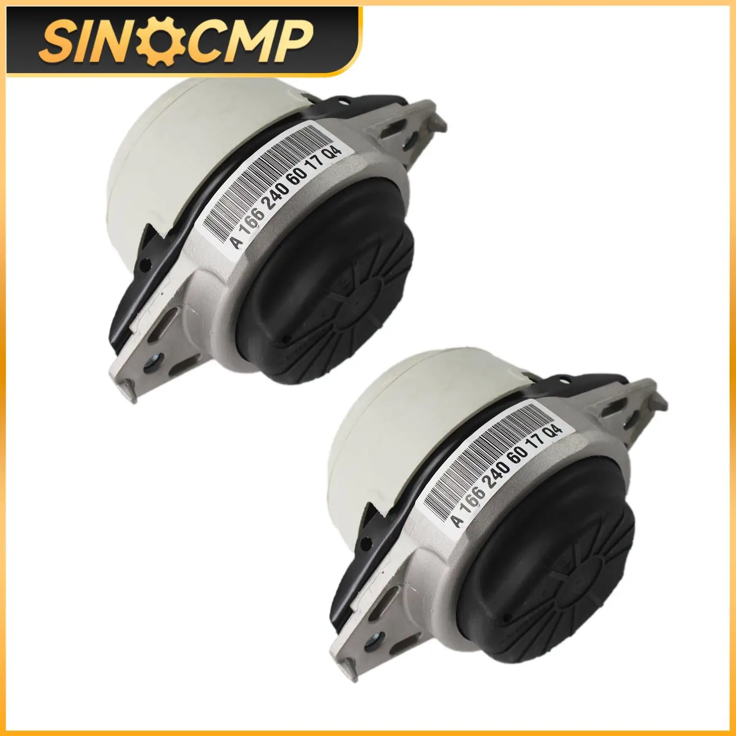 

2 Pcs Engine mount Right + Left Side for Mercedes-Benz W166 ML550 X166 GL450 GLS550 1662406017 1662406117 Auto Accessories