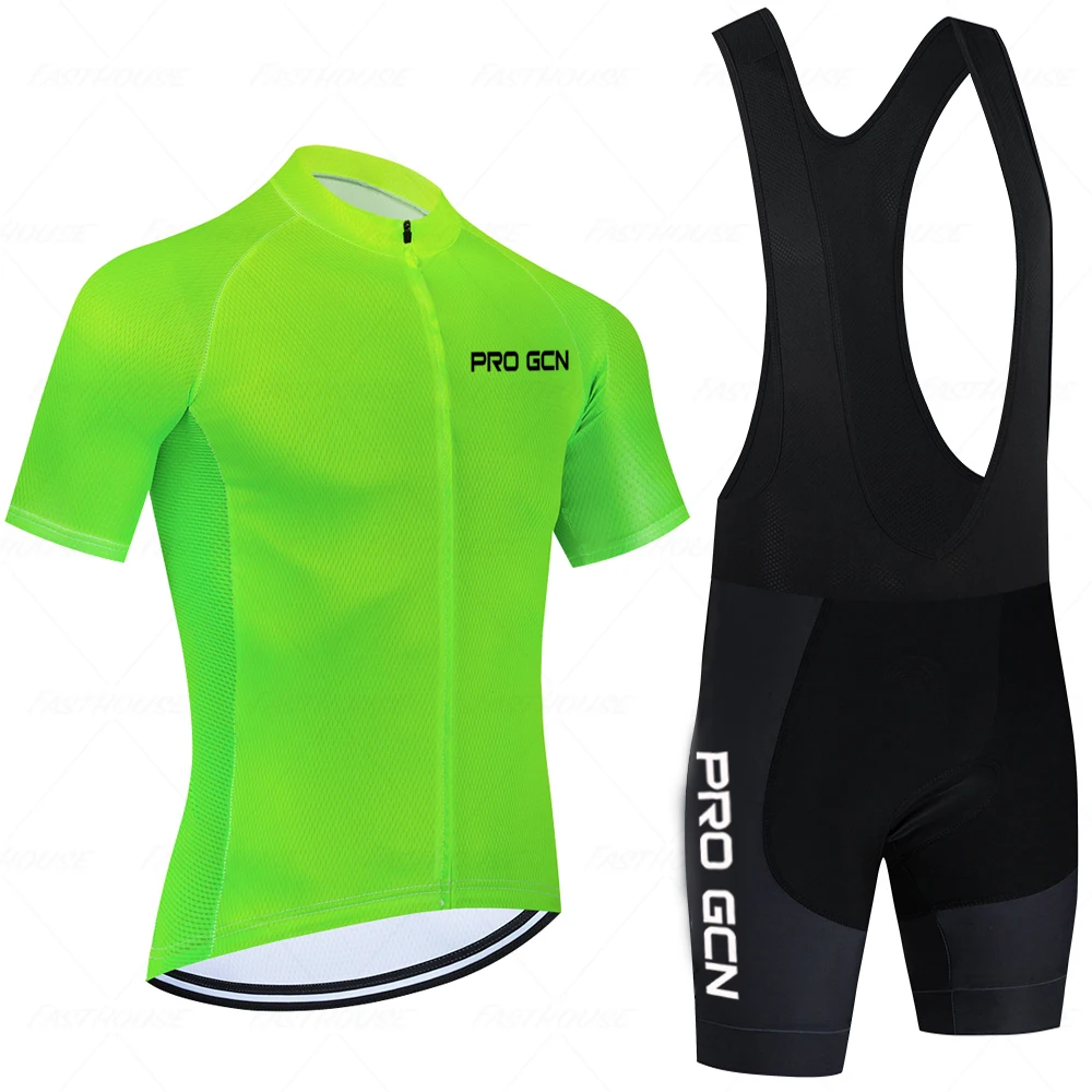 PRO GCN Team Bicycle Clothing Men New Road Bike Wear Racing Clothes Breathable Cycling Jersey Set Ropa Ciclismo Maillot