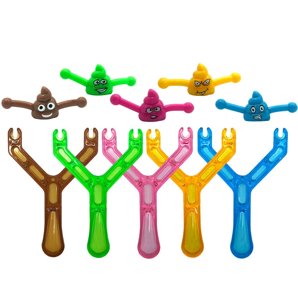 Kids Fun Slingshot Poop Toys 5-20 Pcs Kids Party Favors Boys Girls Pinata Filler Baby Shower Favor Bags Carnival Prizes