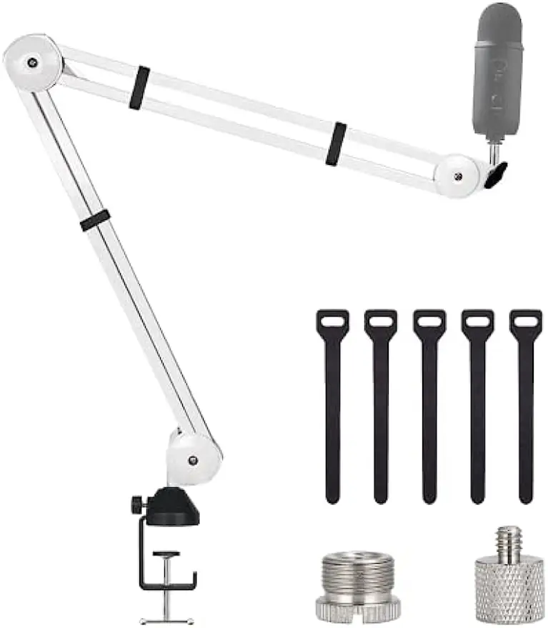 Supporto Per Braccio A Braccio Per Microfono Supporto Per Braccio A Forbice Per Sospensione Da Studio Con Clip Regolabile Per Blue Snowball, Blue Yeti