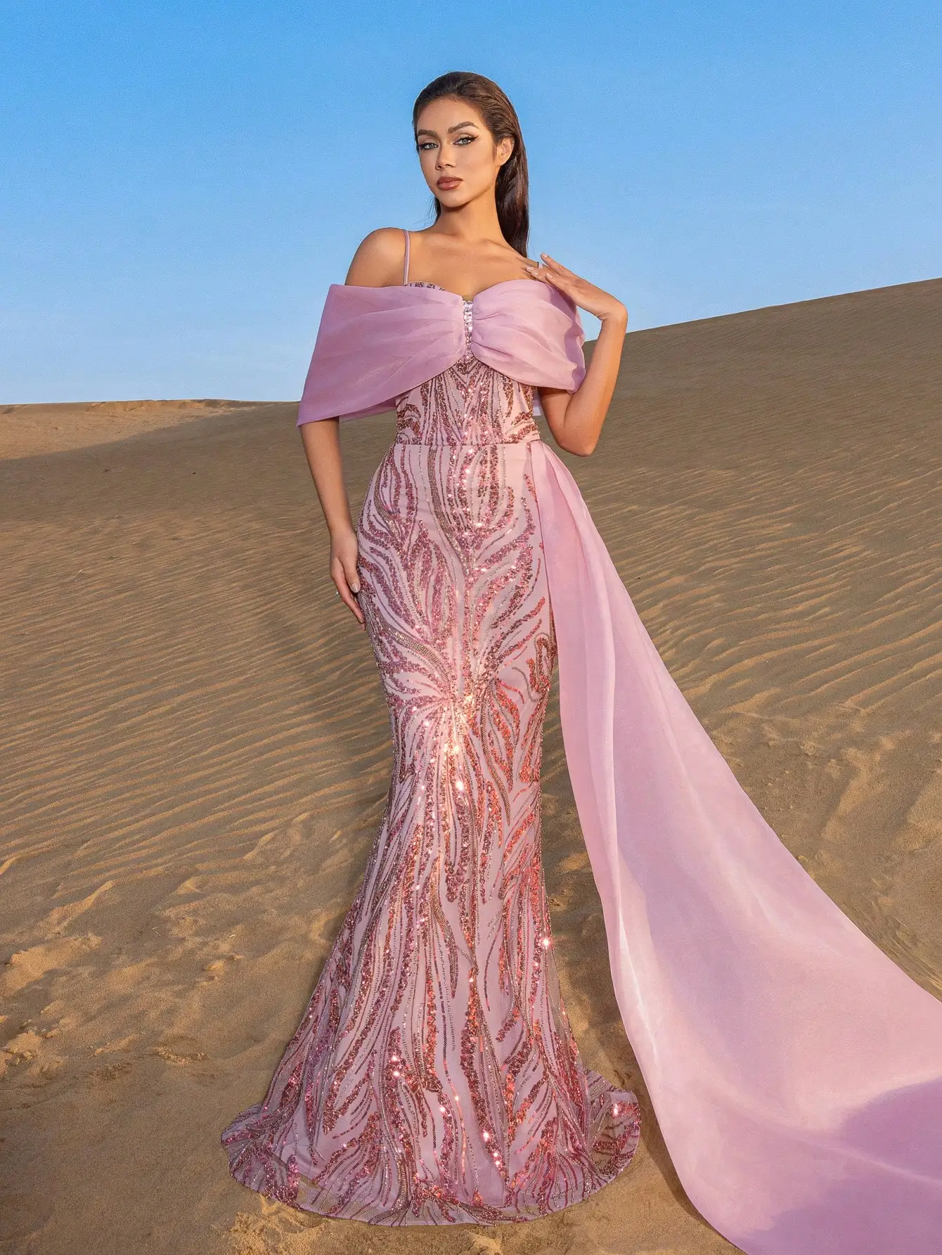 أنيقة قبالة الكتف حورية البحر تنحنح التباين الأورج...