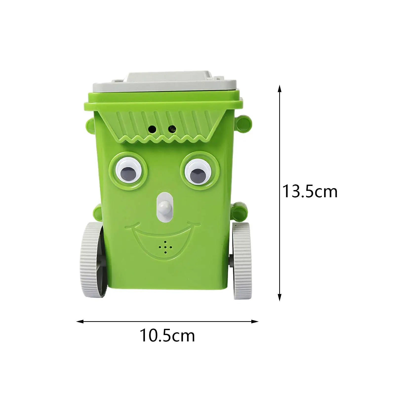 Vacuum Cleaner Toy Mini Curbside Vehicle Garbage Bin for New Year Festivals 6
