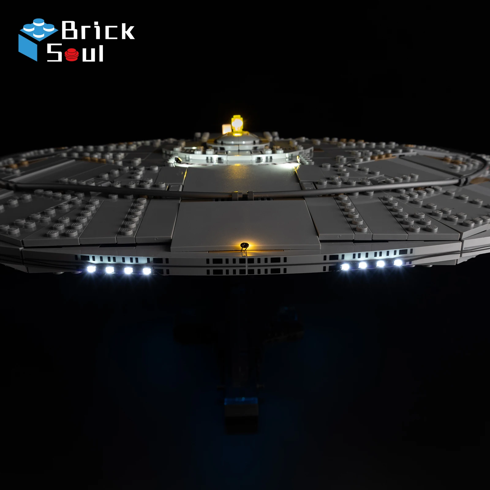 LED-Beleuchtungsset für Lego Star Trek: U.S. Enterprise Ncc-1701-D 10356-Modell, DIY-Spielzeug-Set, nicht im Lieferumfang enthalten, Bausteine – Detail 6