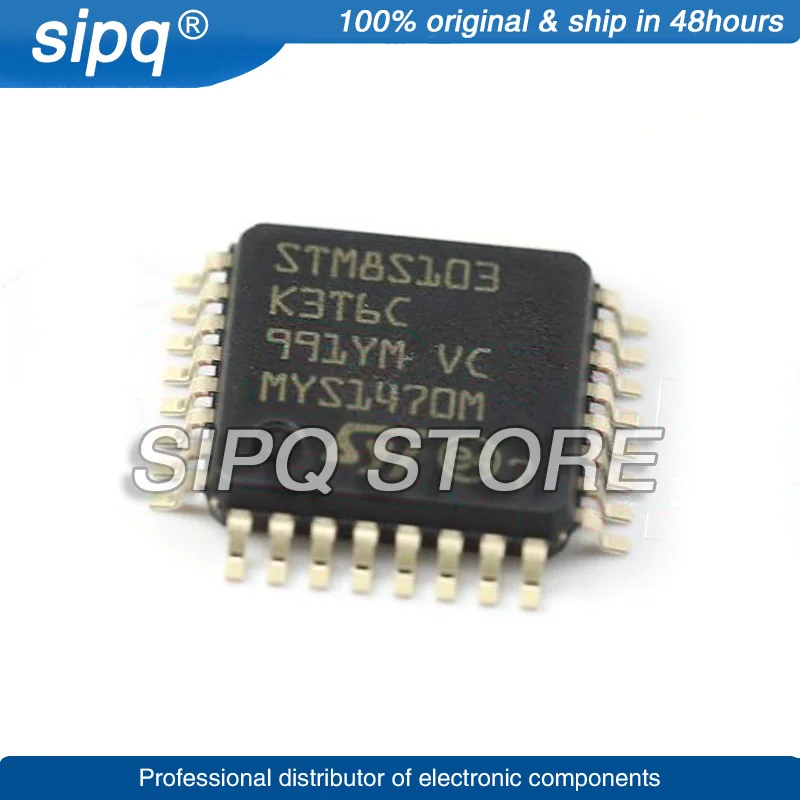 

10PCS/LOT STM8S103K3T6C LQFP-32(7x7) MCU Brand New and Original In Stock Authentic Product