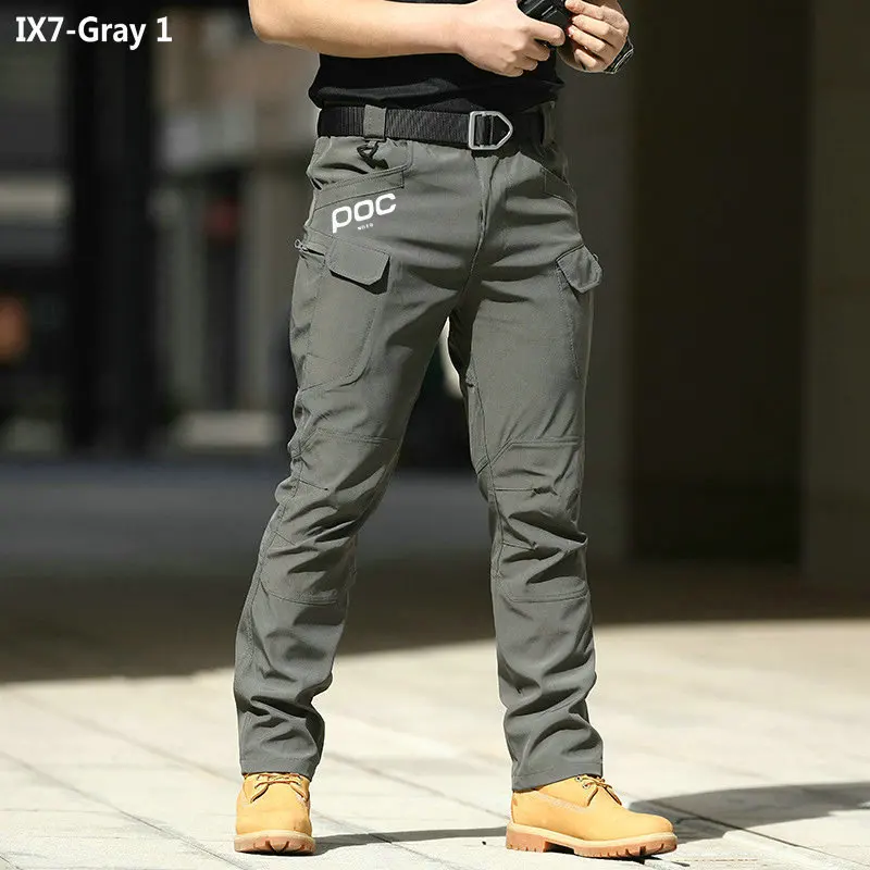 Cycling Pants Cycling Bib Pants Moto Poc New Men's Mountain Bike Pants Spring Long Cycling Pants Outdoor Wind Resistant Water Resistant Motocross Apparel
