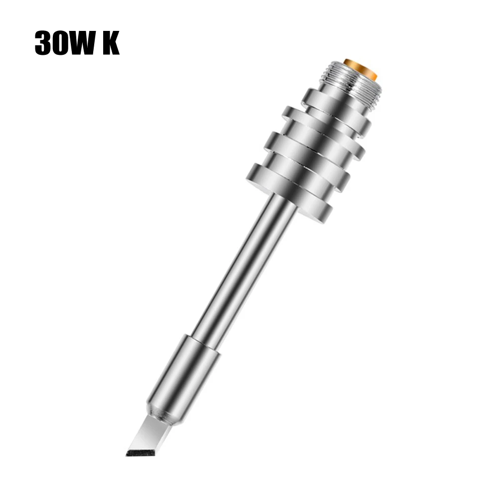 Welding Tips Soldering Iron Tip 510 Interface B/C/K Copper USB 1PC 30W Silver/Gold Welding Rework Tool Durable