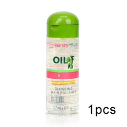 Olive Oil Frizz Control & Shine Glossing Polisher - 6 oz for Smooth, Healthy, Shiny Hair (1 Bottle)