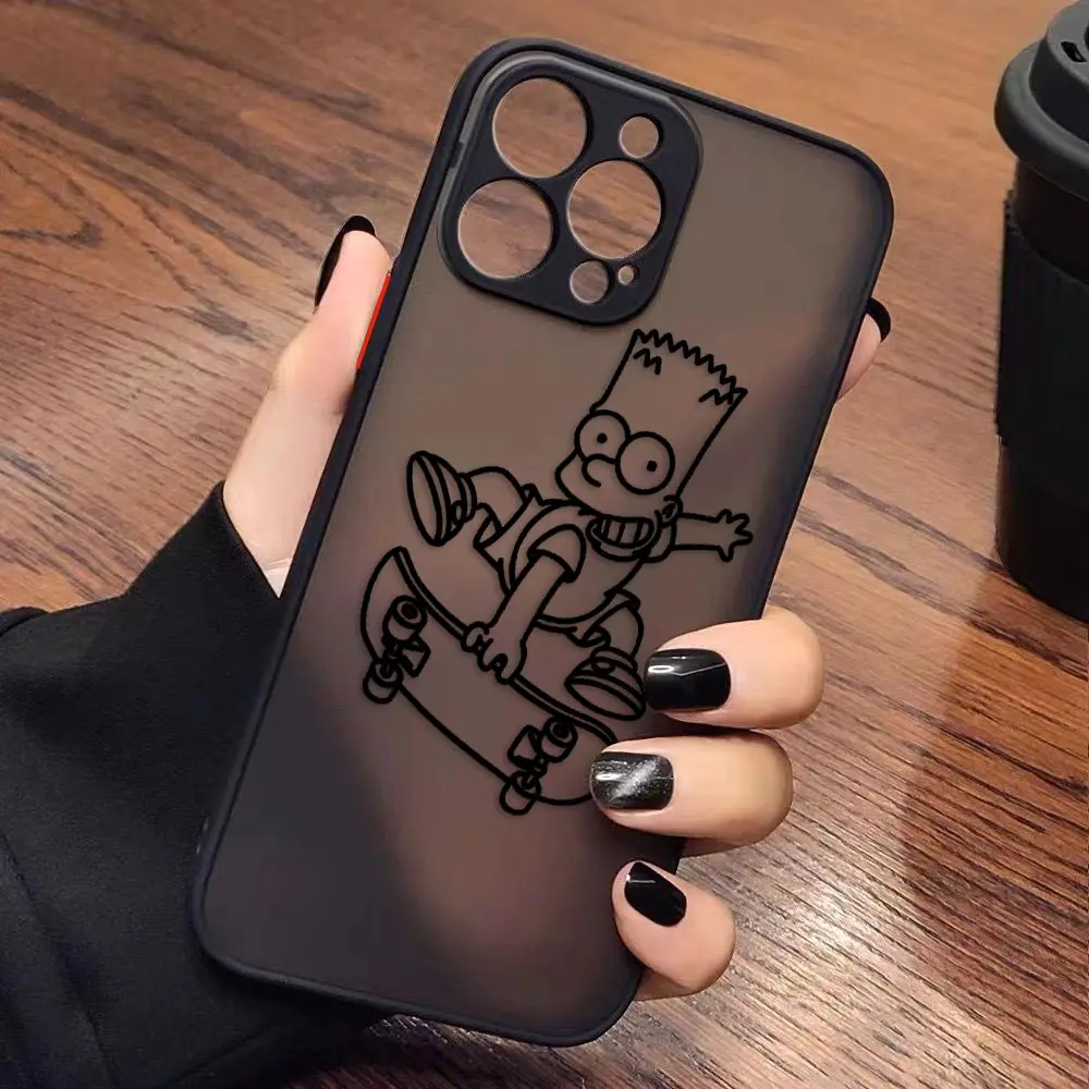 thumbnail image 1 of Case for iPhone Apple 14 13 11 12 MINI Pro XS Max XR X 7 8 SE 2022 2020 6 6S Plus Case Funda Capa Shell Movie The S-Simpsons-S, 1 of 5