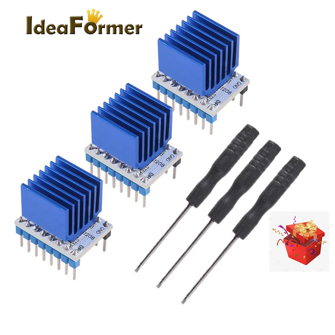 TMC2208 V1.2 Stepper Motor Driver Heatsink for 3D Printer Controller