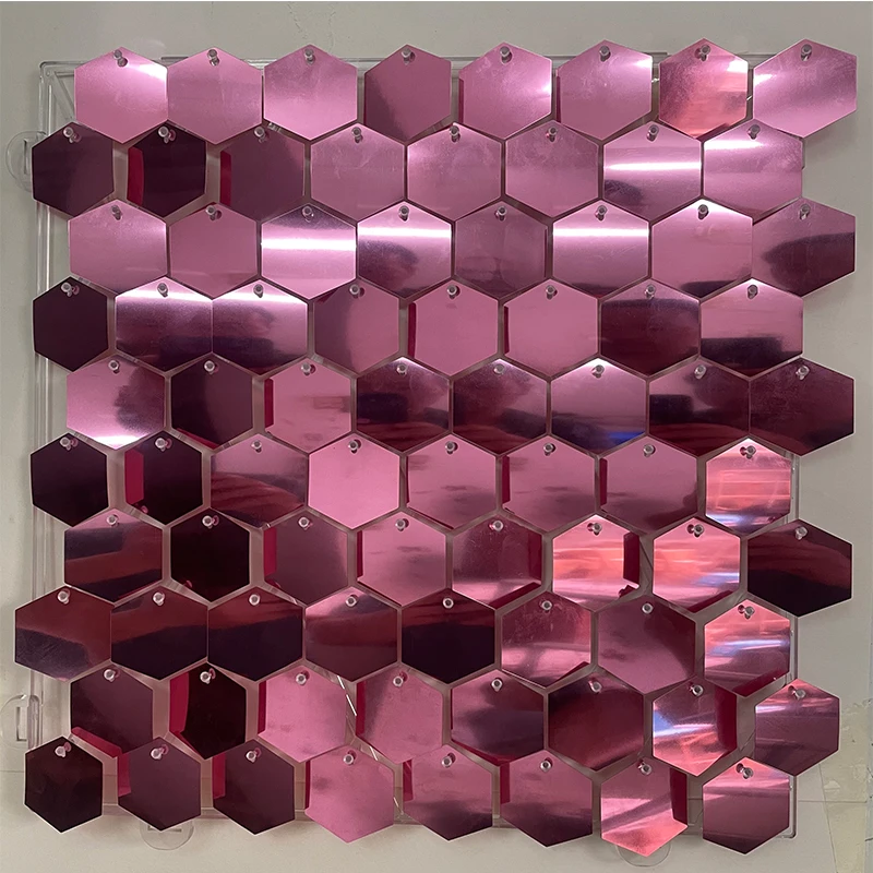 Hexagonal rose gold
