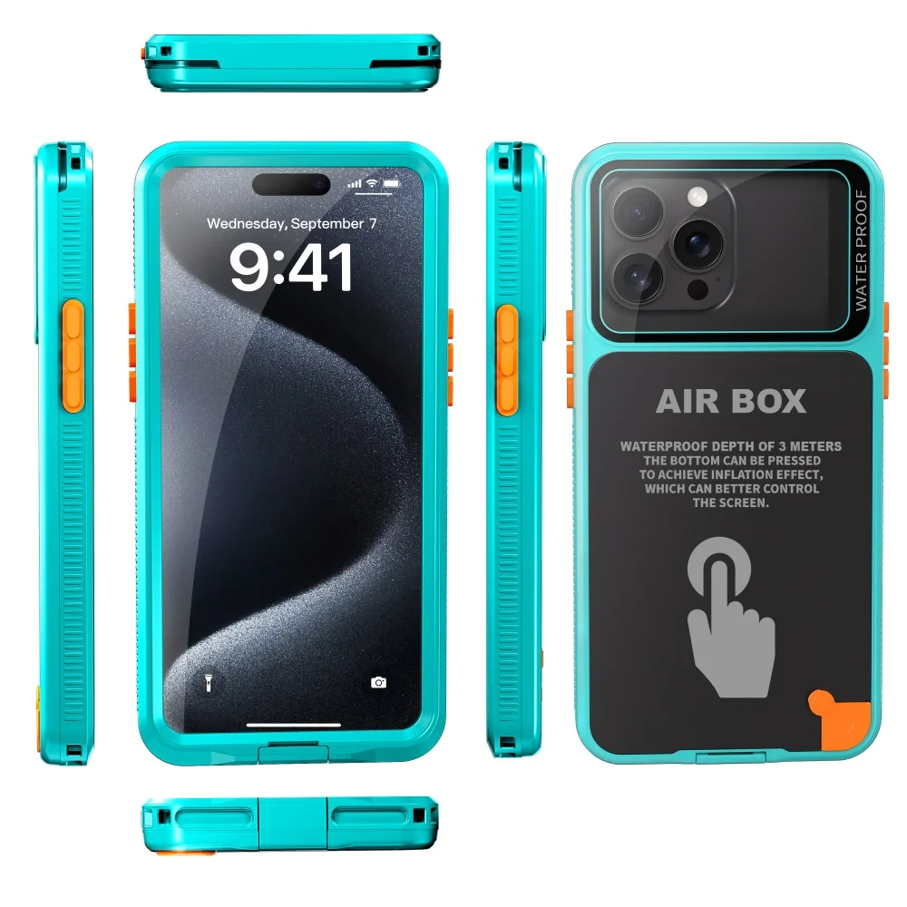AIR BOX Waterproof Snorkeling Case - Durable Outdoor Sport & Swimming Cover