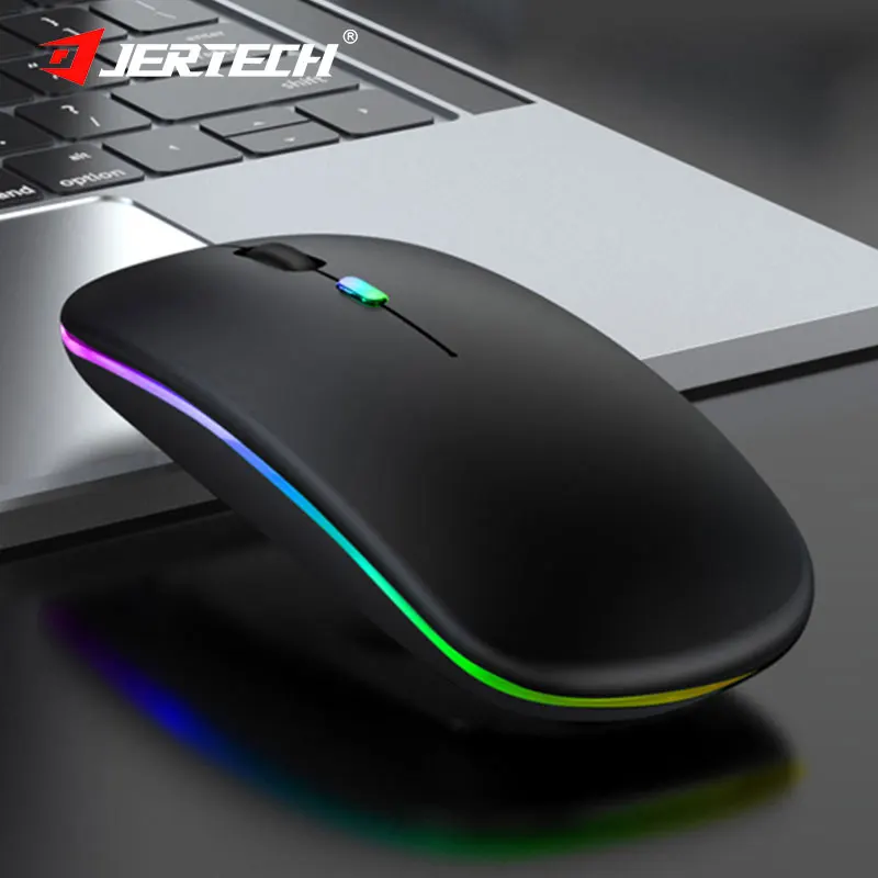 Лучший производитель беспроводной тонкий портативный оптический RGB игровой BT 2,4G двойной режим USB ПК ноутбук компьютер перезаряжаемая беспроводная мышь