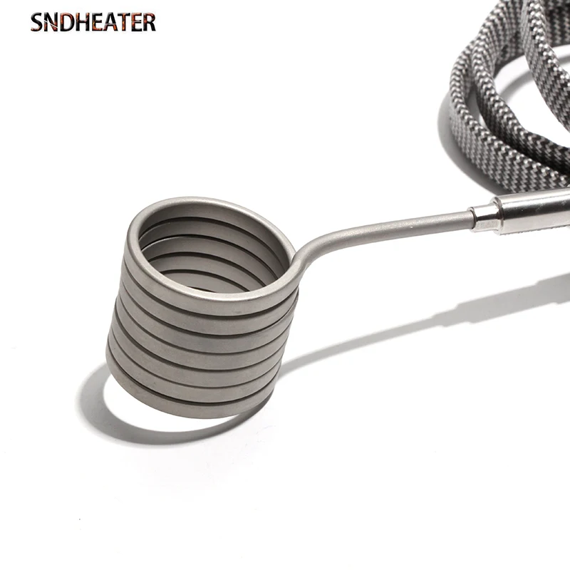 Description Picture 4 of itemSNDHEATER 220V Electric Element Coil Hot Runner Heater 12x30-60mm Built in K Thermocouple 3x3mm Cross-section 1pc