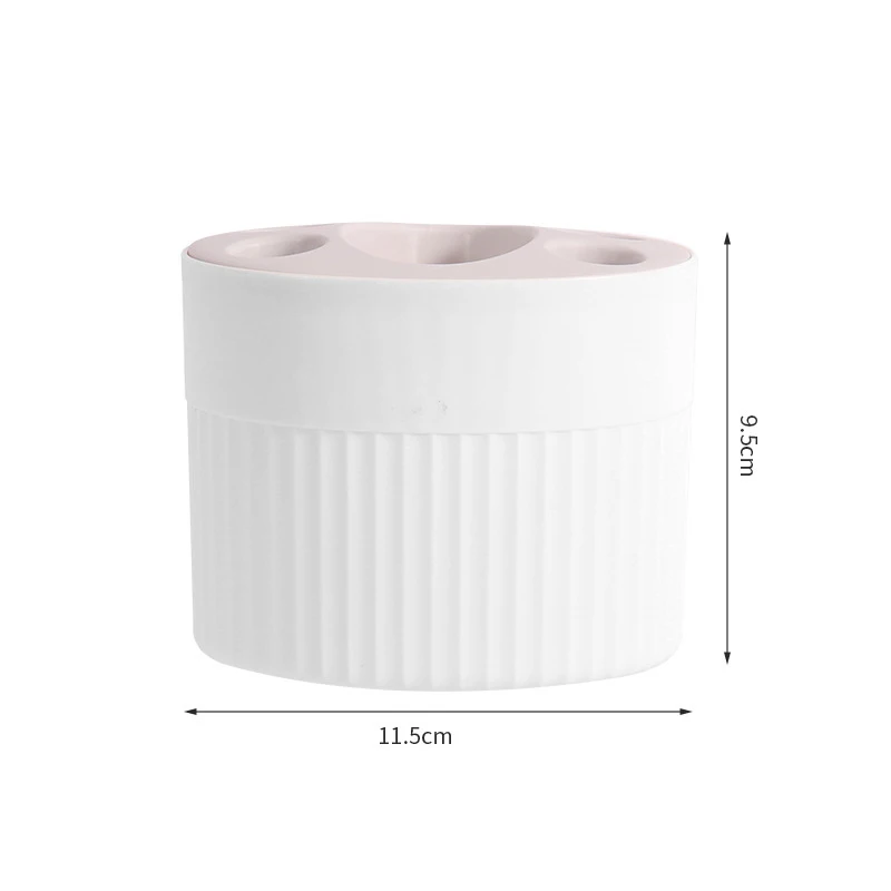 מארגן מברשת שיניים פלסטיק פשוט ומסוגנן 1 יחידה מחזיק מברשת שיניים עצמאי לאביזרי חדר אמבטיה וקישוט