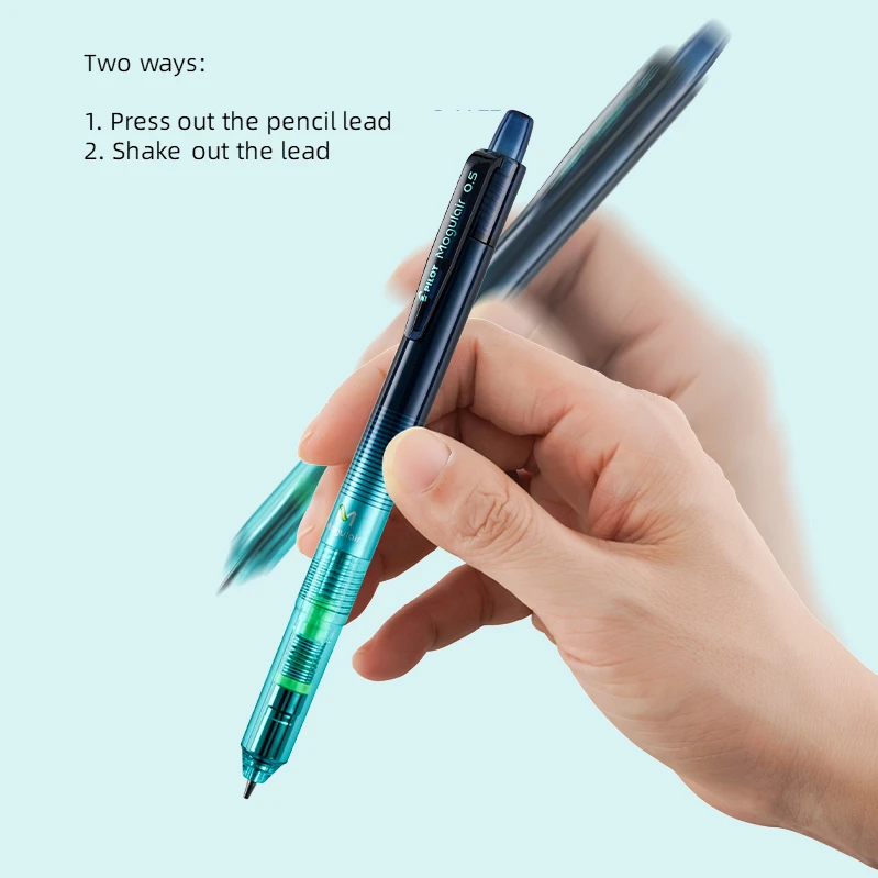 PILOT 기계식 연필 Mogulair HFMA-50R, 낮은 중심 중력 학생 스케치 드로잉 문구, 학교 용품, 0.5mm, 1 개