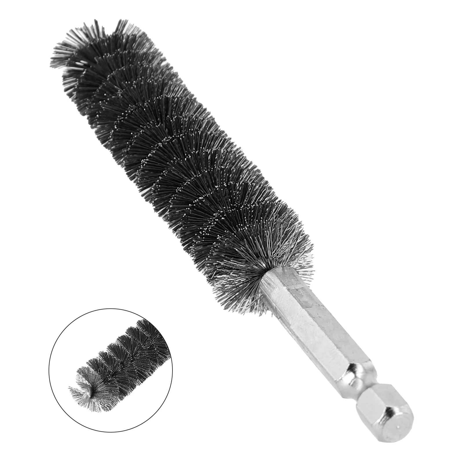 1pc 8 -19mm Edelstahl Bohren Pinsel Twisted Draht Edelstahl Reinigung Pinsel Für Elektrische Bohrer Reinigung schlag Werkzeuge – Detail 2