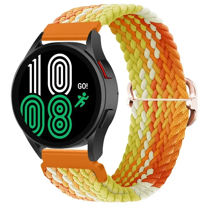 Braided Solo Loop 22mm Nylon Wristband Bracelet Strap