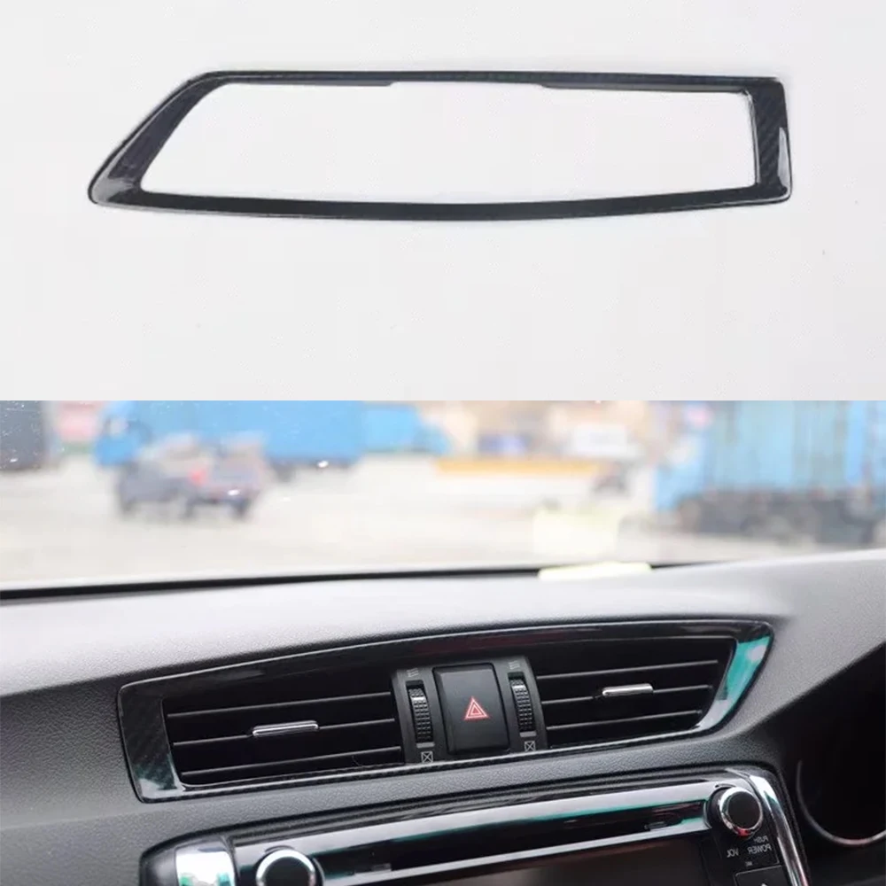 

Для Toyota Reiz 2010-2013 правый руль Автомобильная приборная панель центральная консоль решетка вентиляции отделка рамы ABS стикер аксессуаров