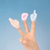 Colorful Cat Paw Pinch Toy Creative Funny Gestures Stress Relief Squeeze Toys TPR Soft Luminous Kids Adults Depression Toy Gift 4