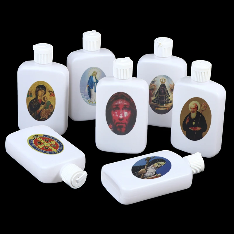 

100ml Catholic Religious Easter Holy Water Bottle Blessed Virgin Mary Church Utensils Christ