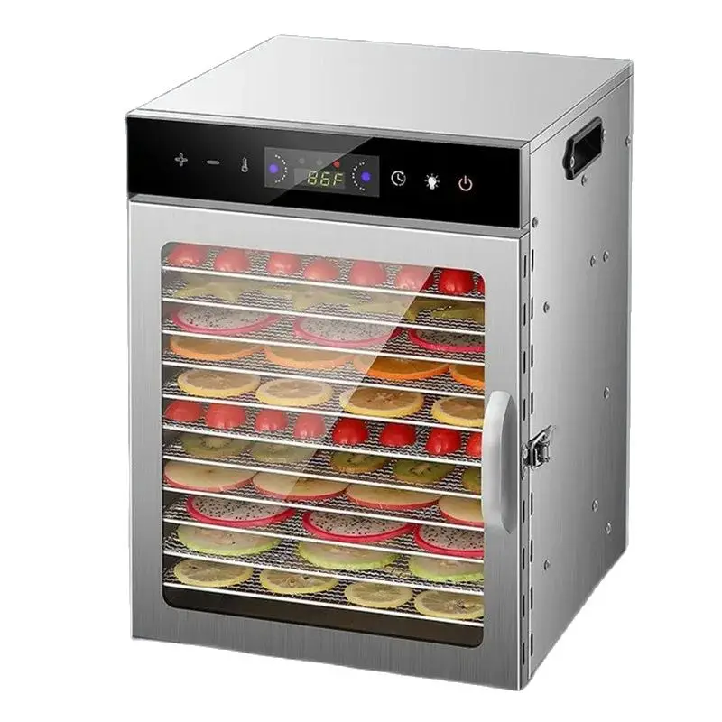 Vanilla Seasoning Dryer Household Stainless Steel Fruit And Vegetable Dried Fruit Machine Intelligent Pet Food Dehydration