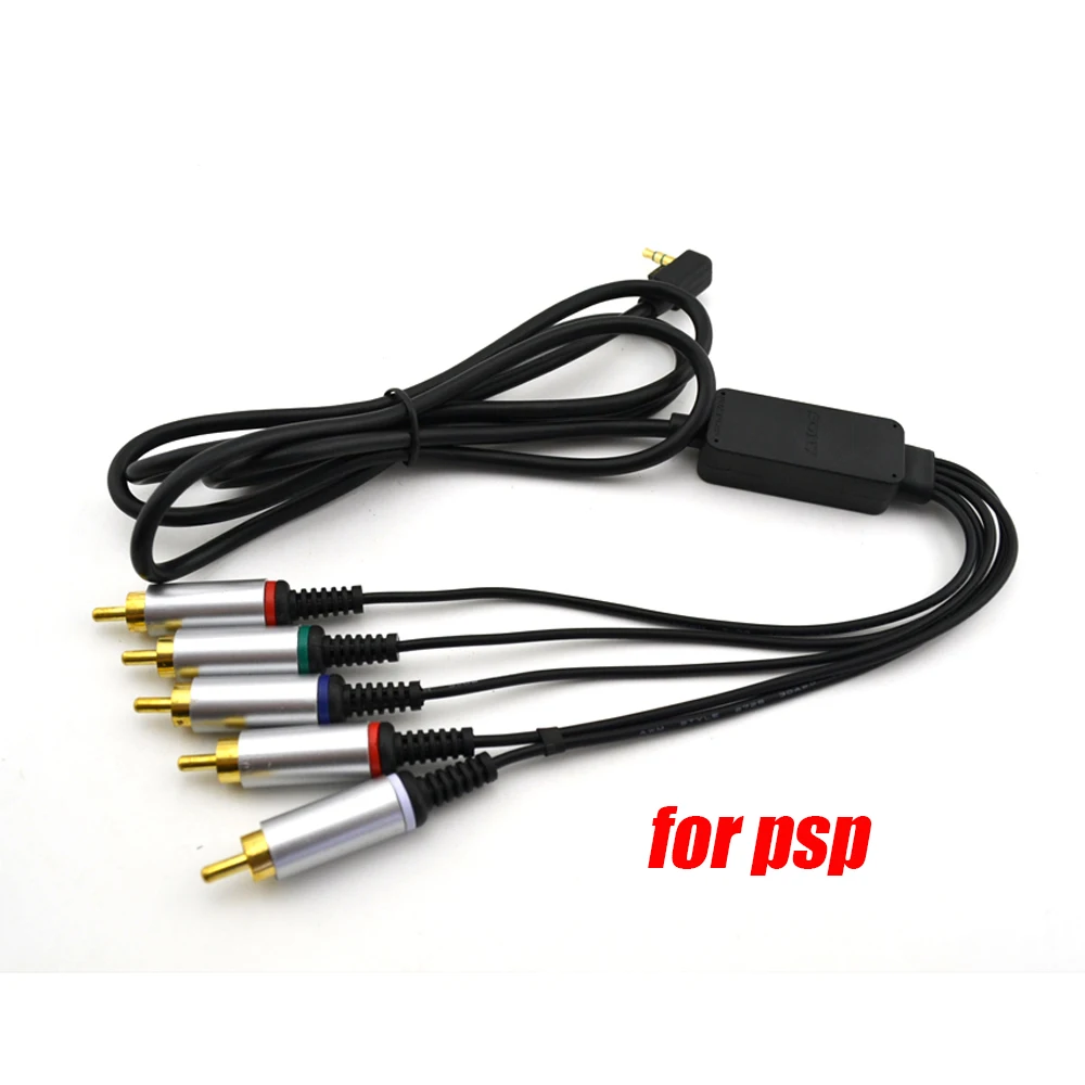 50Pcs Audio Video Adapter Component Hd Tv Hdtv Cavi Per Psp 3000 Psp Psp3 Slim Psp 3000 Cavo Av Tv Video Adapter Line