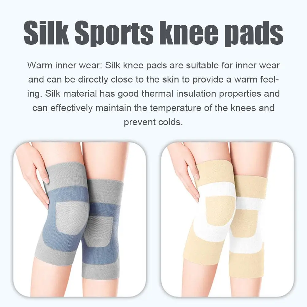 

1 Pair Ultra Thin Knee Support Brace Sports Knee Pads, Injury Meniscus Ease Pai Unisex Knee Running Protector Arthritis Gym P6y9