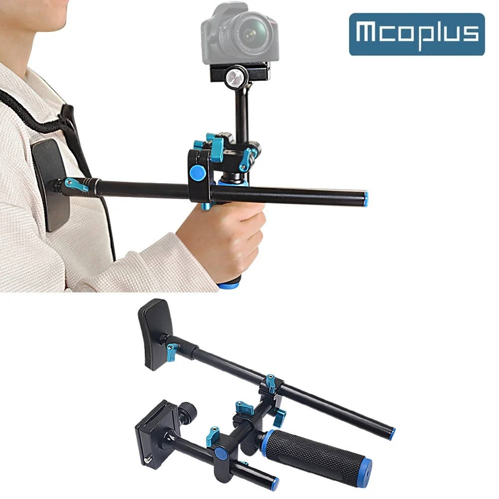 Mcoplus Camera metal one-handed stabilizer Shoulder Rig Video Film ...