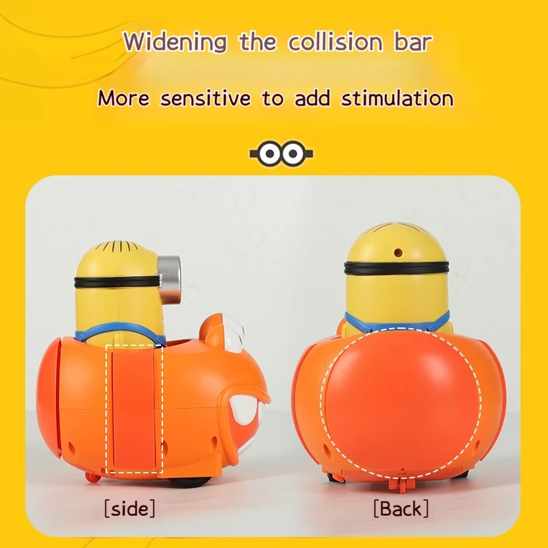 2.4g Genuine Minions Bob Stuart Remote Control Launch Bumper Car Cartoon Charging Two Person Battle Remote Control Toy Car Set 5