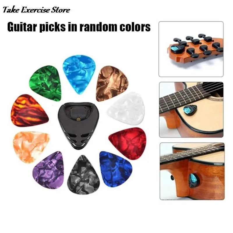 Фото 0,46 мм 0,71 мм 0,96 мм акустический палочка s Plectrum Celluloid аксессуары для электрической гитары №2