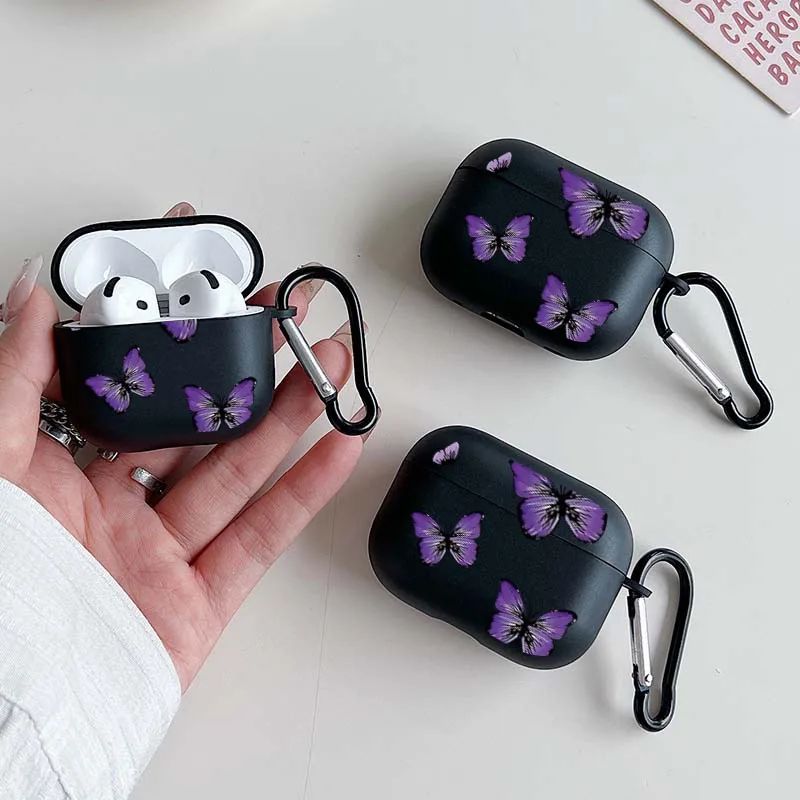 Colorful Butterfly Printed AirPods Case Cover