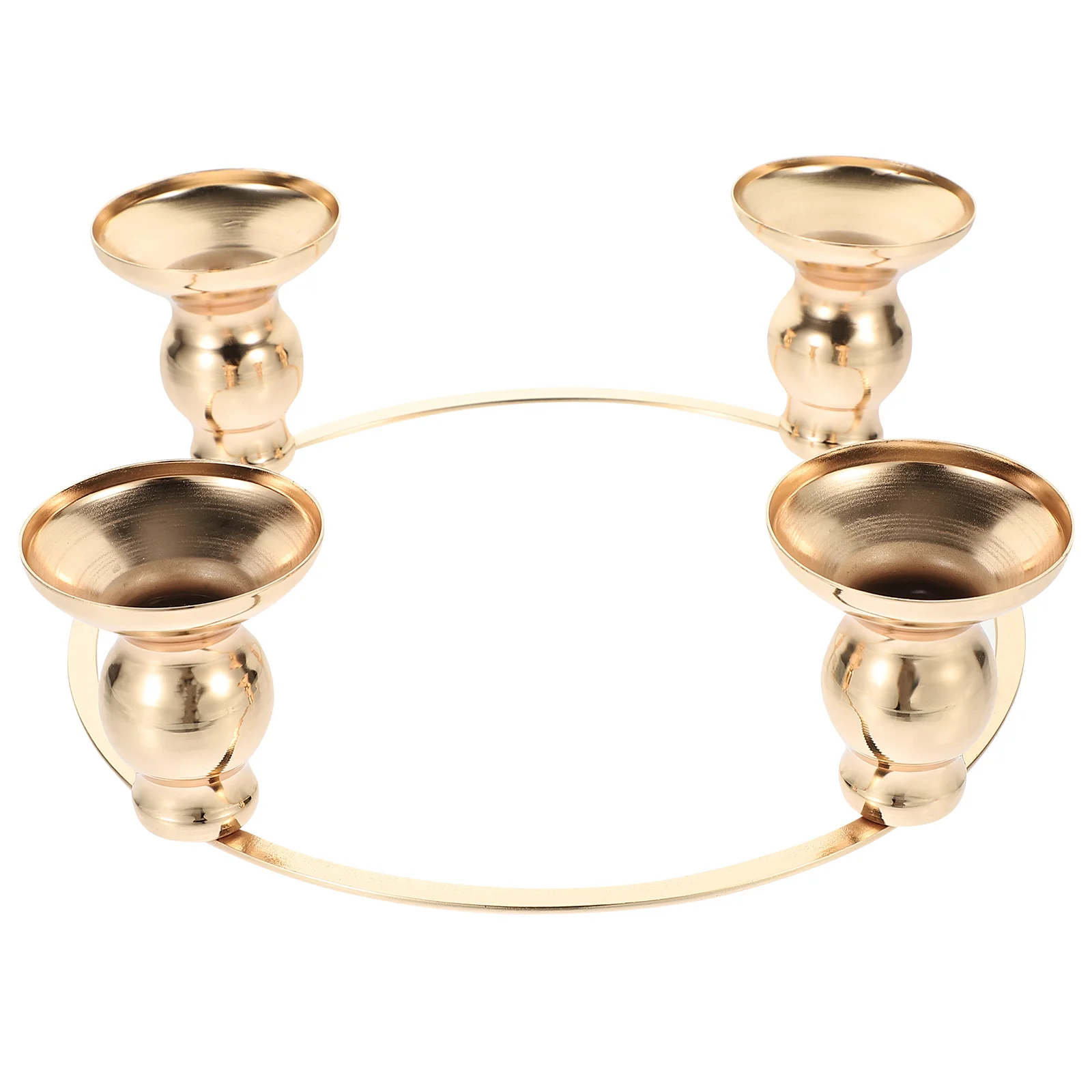 

Holders Party Rings Ornament Wrought Iron Christmas Decorative Candelabra Stand Wreath Accessories Advent Accessory Xmas