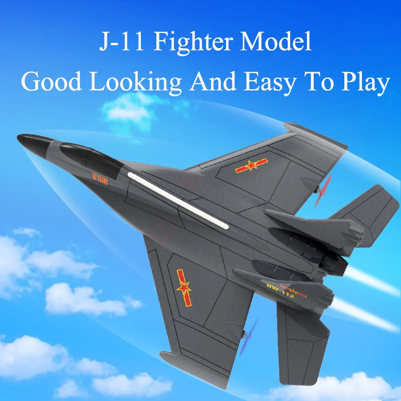 J-11 avião planador Avião Controle Remoto Avião 2,4Ghz 3 CH aviões